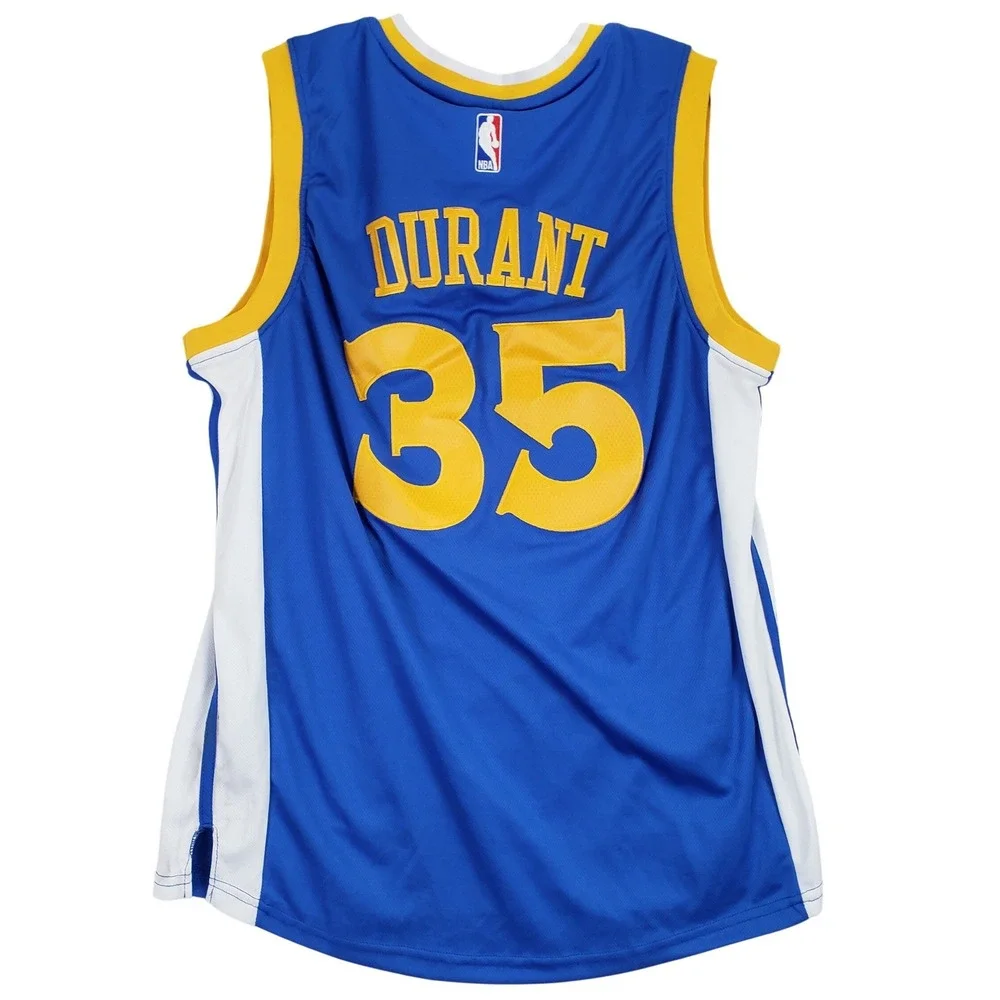 Golden State Warriors Adidas Jersey Mens M Blue NBA Basketball Kevin Durant 35